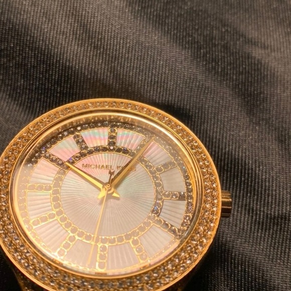 MICHAEL KORS GOLD CRYSTALS WOMEN'S MK6510 WATCH - Picture 5 of 11